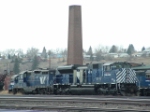 MRL 4308 SD70ACe and MRL 127 GP9
